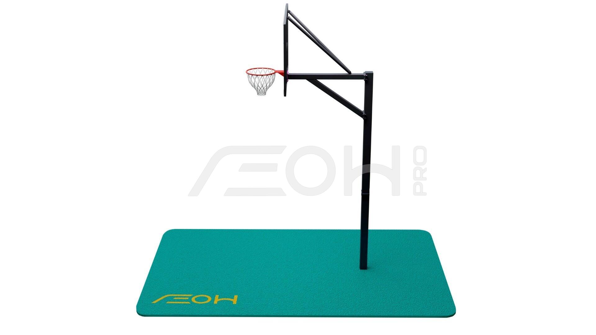 Стойка баскетбольная цельносварная с щитом (СО400401) для детских и спортивных площадок