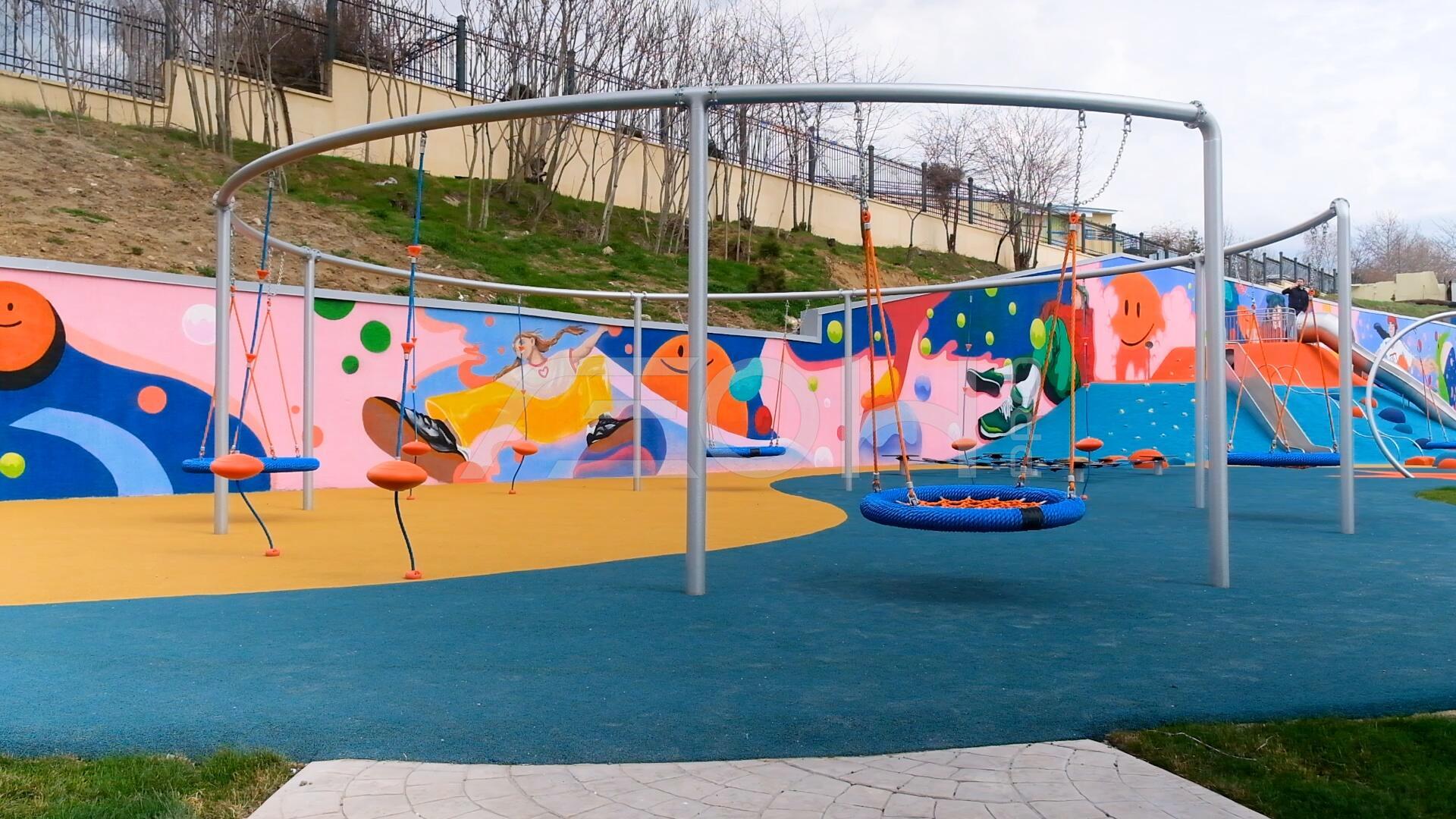 Качель панорамная для детских и спортивных площадок